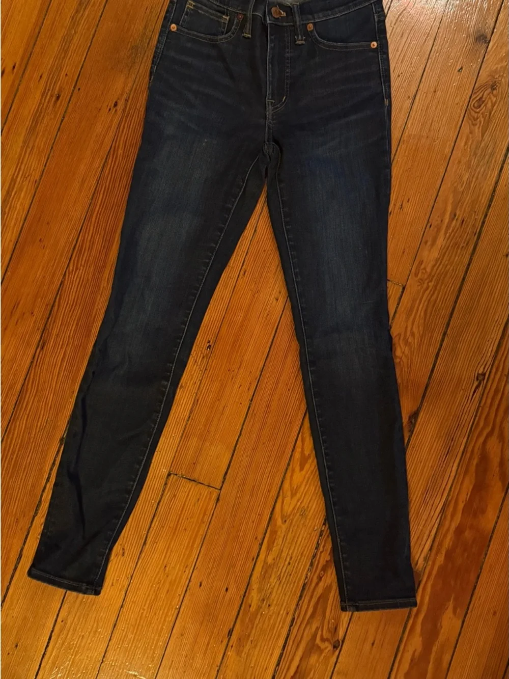 Madewell 9 High Inch Rise Indigo Skinny Jeans - Picture 2 of 6
